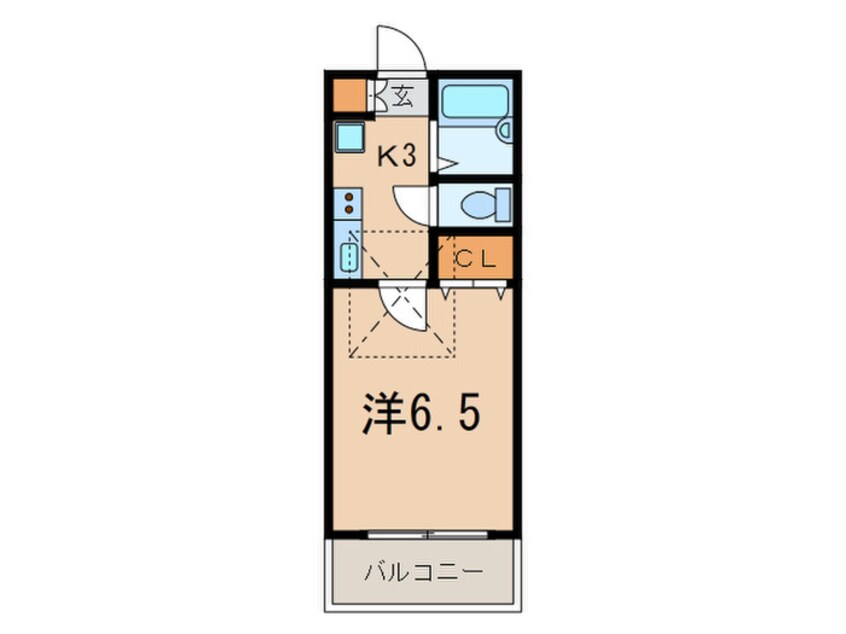 間取図 エテュード芦屋川