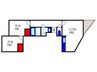 クレール若竹 2LDKの間取り
