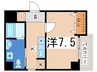 第10美和マンション 1Kの間取り
