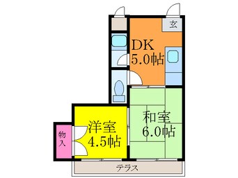 間取図 ビスタ千里丘