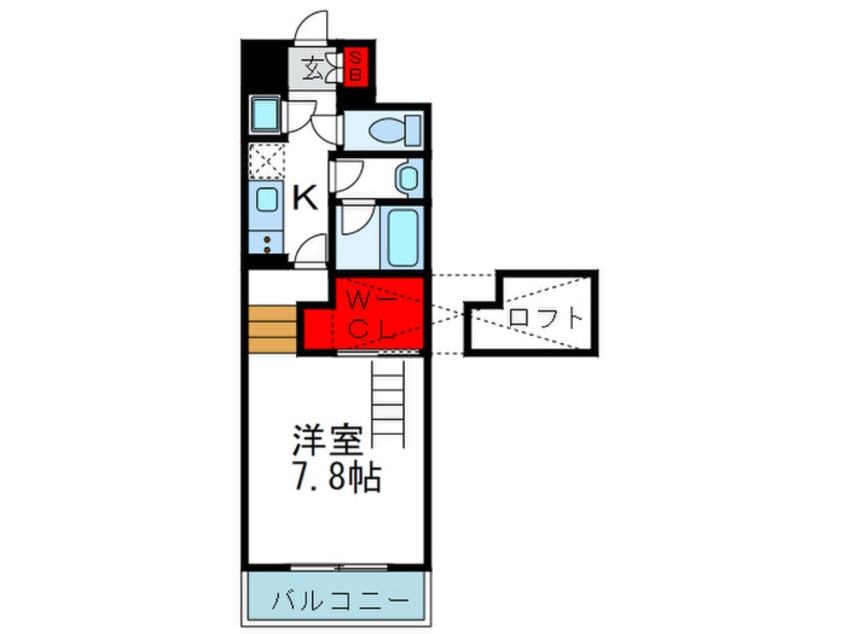 間取図 コンフォ－ル緑地公園
