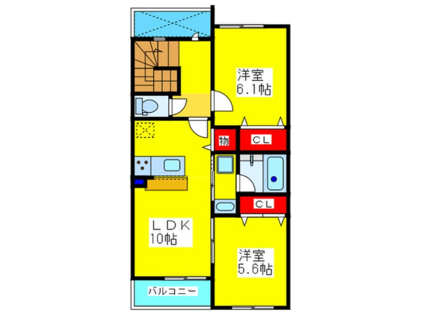 間取図 プレジール関目