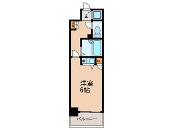 間取図 リーガル天神橋(404)