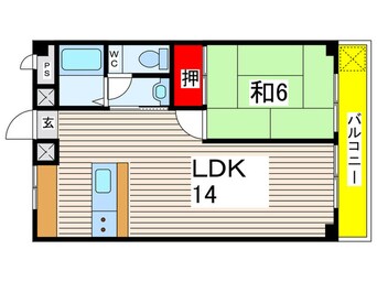 間取図 ミピアーチェ武庫之荘