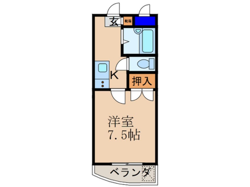間取図 ボンシック桃山