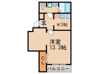 間取図 こすもらいふ緑地公園