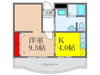 間取図 こすもらいふ緑地公園
