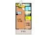 Ｐｏｐｏｌｏ 1LDKの間取り