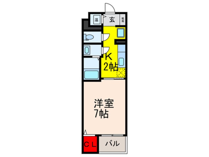 間取図 シェモワ八尾