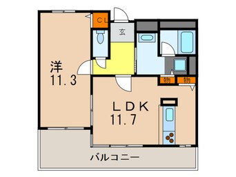 間取図 白鷹苦楽園マンション