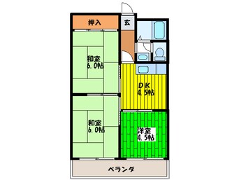 間取図 ホワイトハイツ