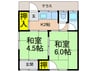 辻村借家吉野19　 2Kの間取り