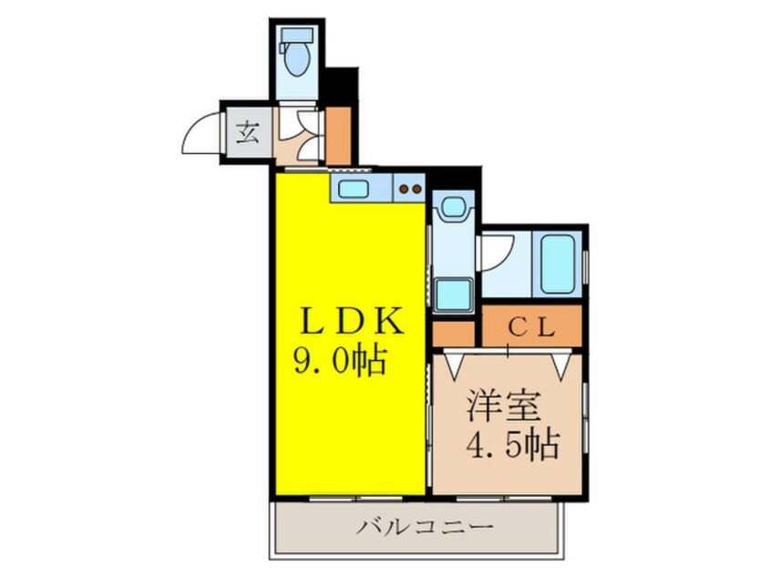 間取図 セラ－ノ新大阪