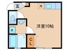 鴨戸ハイツ 1Rの間取り