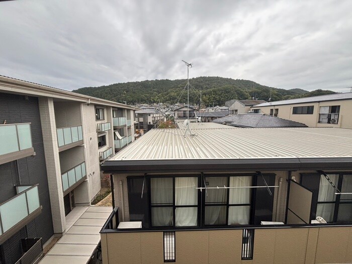 室内からの展望 鴨戸ハイツ