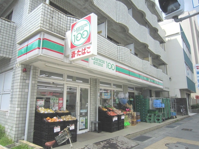 100円ローソン(コンビニ)まで700m ＢＲＩＣＫＨＯＵＳＥ