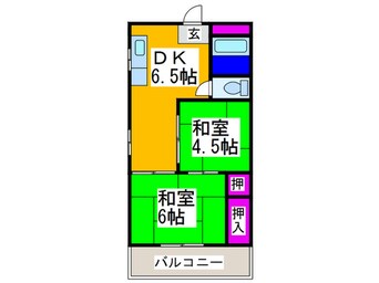 間取図 コ－ポ Ｔ＆Ｔ