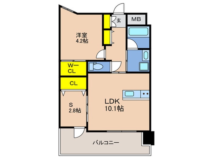 間取り図 GENOVIA神戸新開地駅前