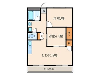 間取図 シャトレ北川