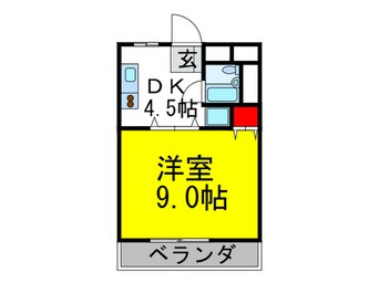 間取図 ハイツ山小屋