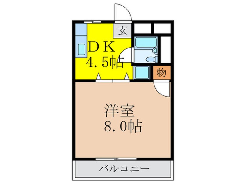 間取図 ハイツ山小屋