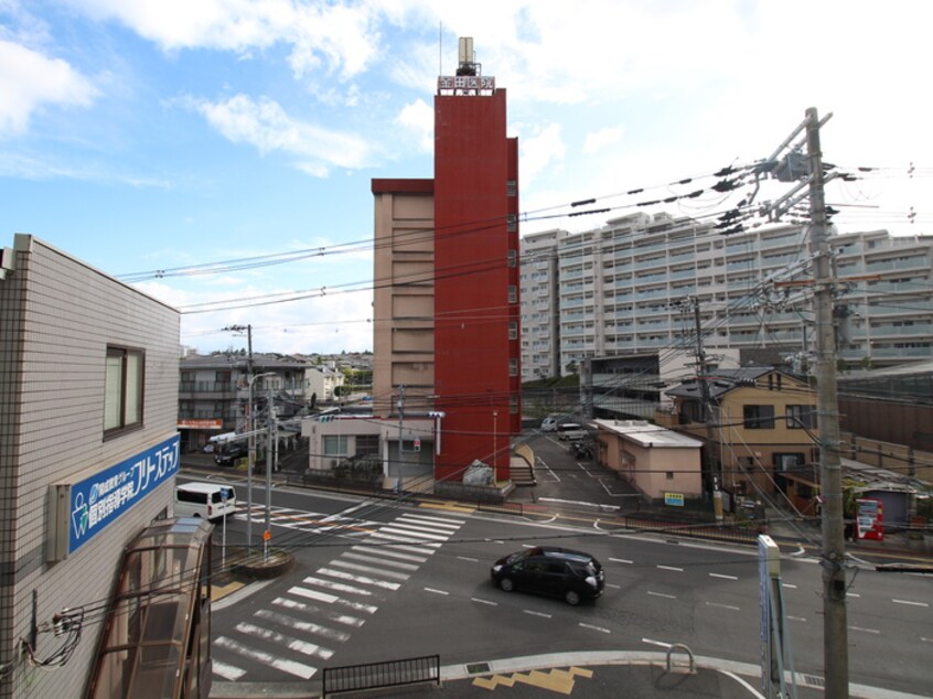 室内からの展望 ハイツ山小屋