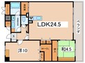 帝塚山松寿庵の間取図