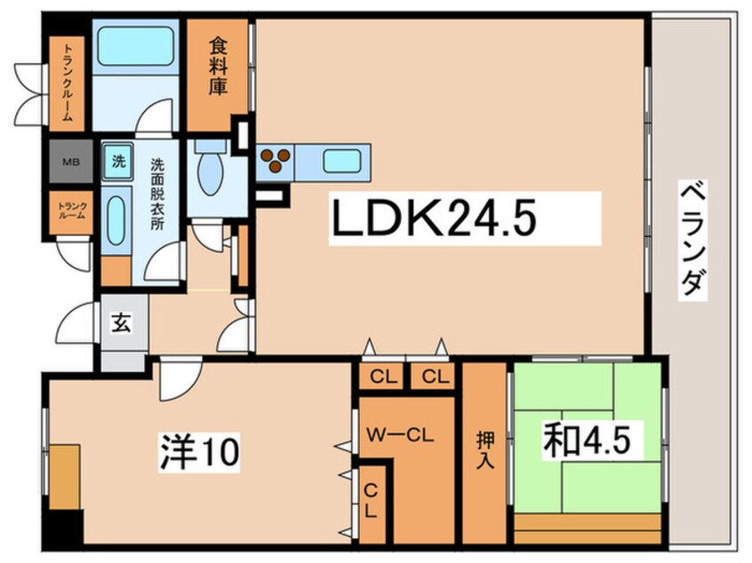 間取図 帝塚山松寿庵