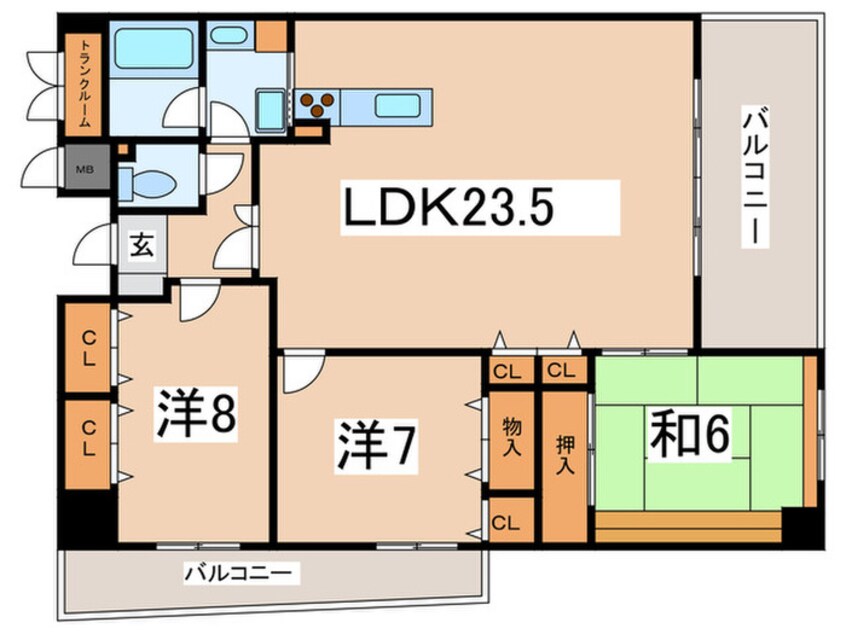 間取図 帝塚山松寿庵