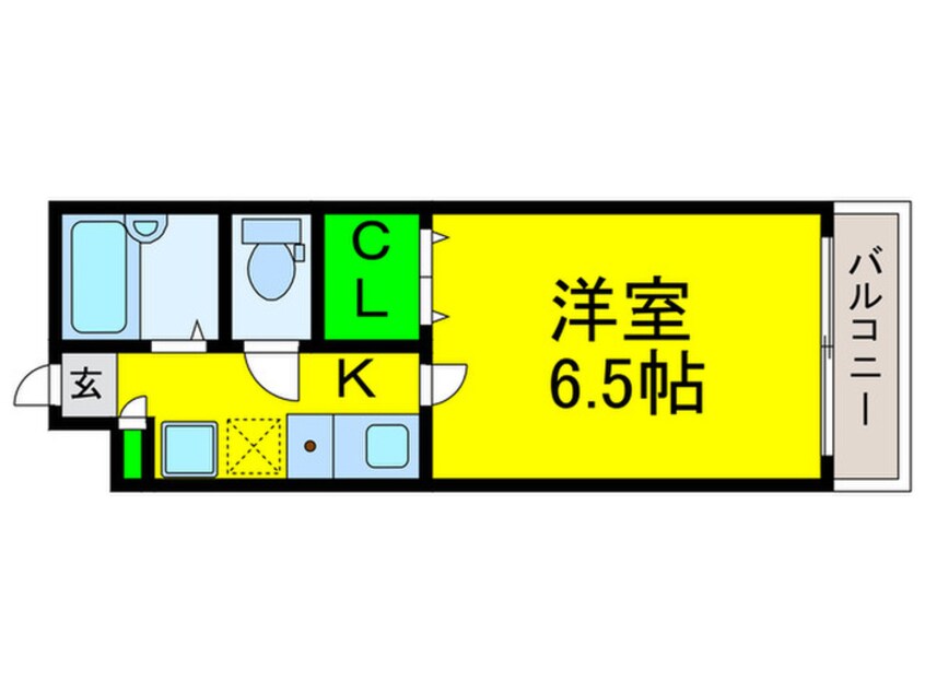 間取図 ハイツ東雲ビ－ハイブ