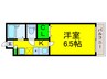 ハイツ東雲ビ－ハイブ 1Kの間取り