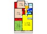 セゾン南茨木 3LDKの間取り