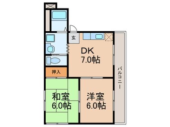 間取図 中本ハイツ
