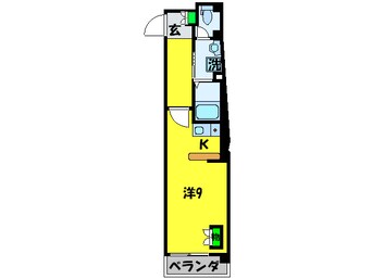 間取図 サンロ－ズ