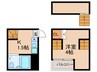 メイフラワー三条ありすがわ 1Kの間取り
