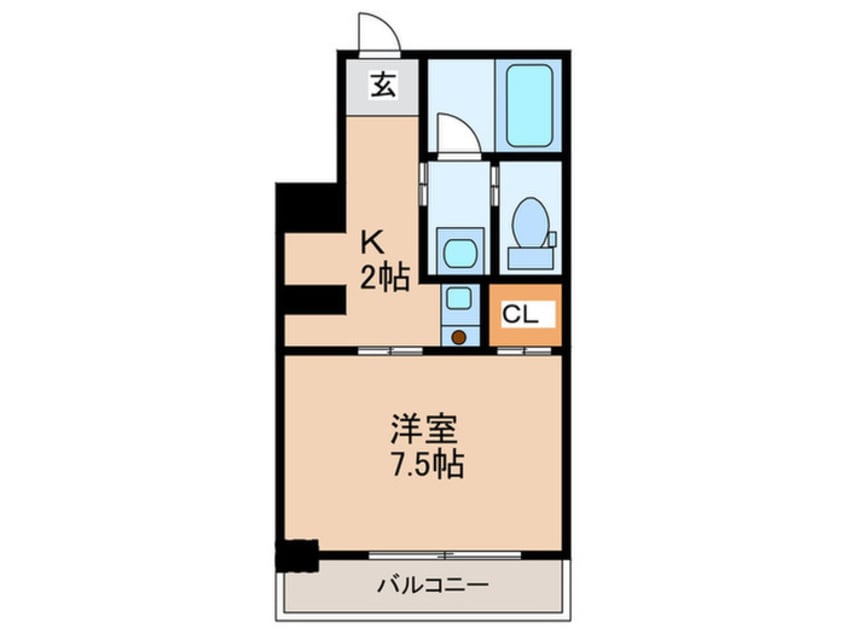 間取図 W.O.B HONMACHI WEST