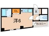キャッスルア－ト御影 1Rの間取り