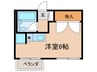 淡路アーバンエイト 1Rの間取り
