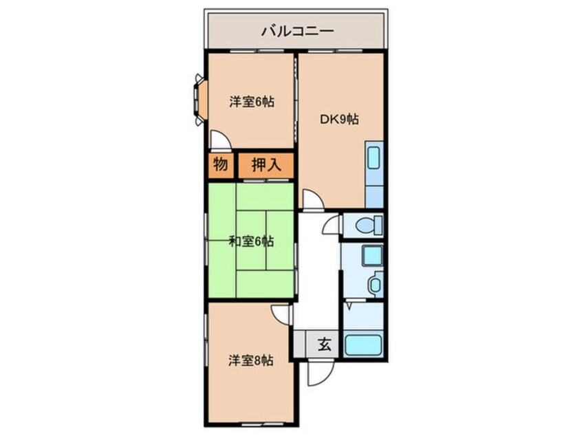 間取図 ドゥエル須磨浦