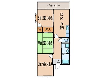 間取図 ドゥエル須磨浦