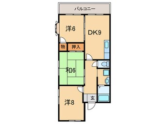 間取図 ドゥエル須磨浦