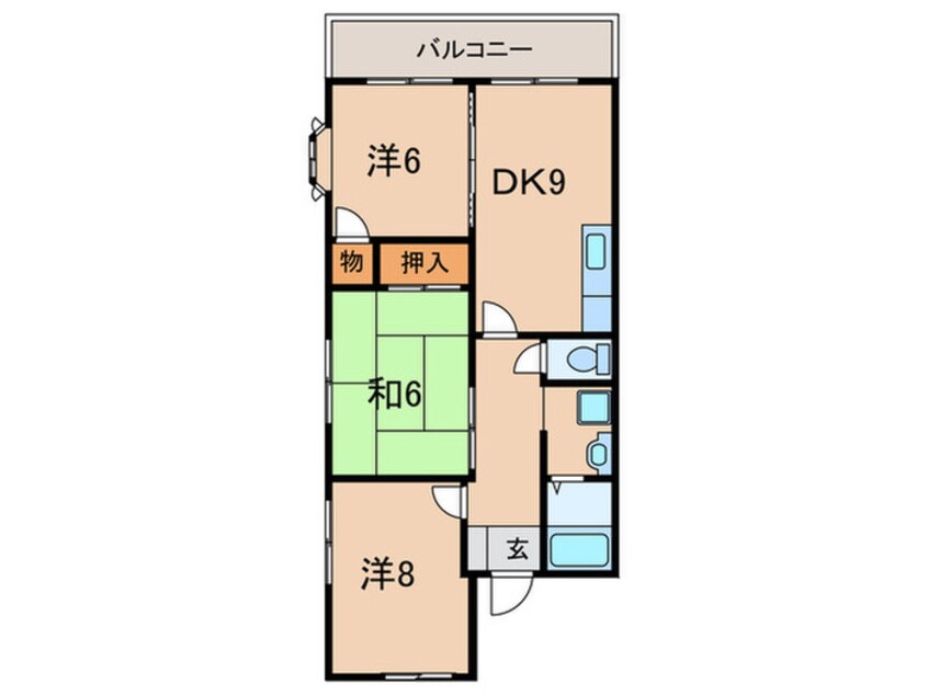 間取図 ドゥエル須磨浦