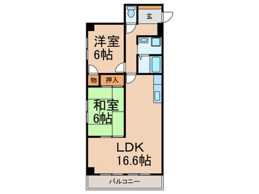 間取図 ドゥエル須磨浦