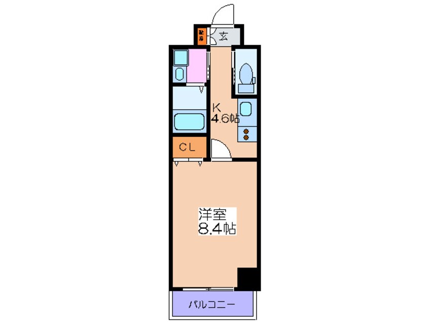 間取図 オアシス梅田