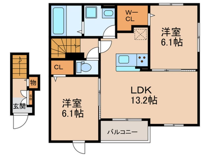 間取図 アルドーレ
