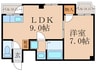 ＶＩＥ－ＦＬＡＴ・Ｌ 1LDKの間取り
