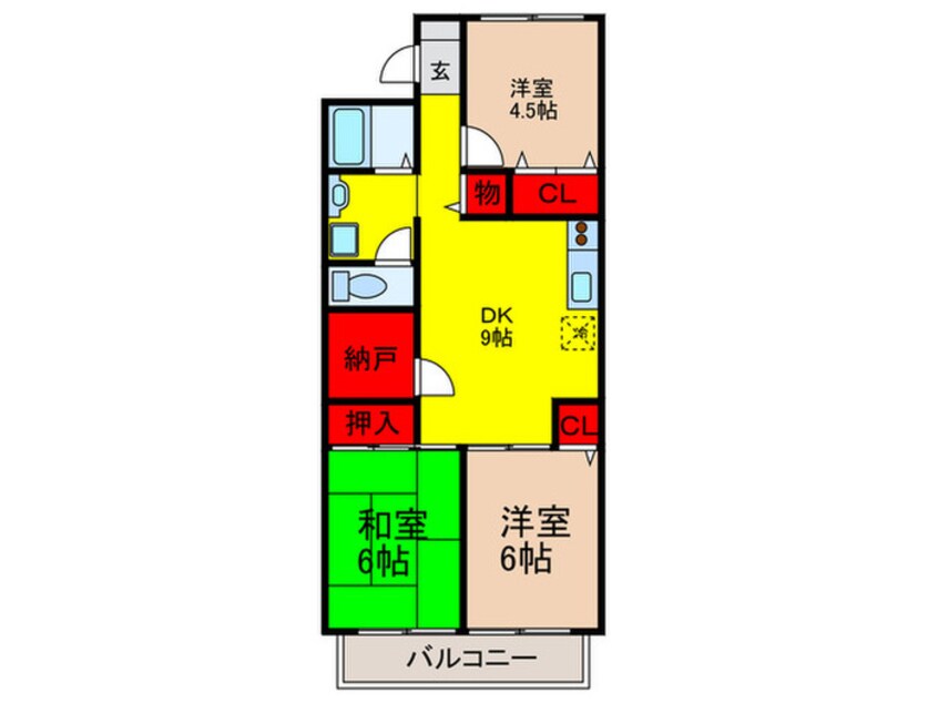 間取図 サニ－ハウス