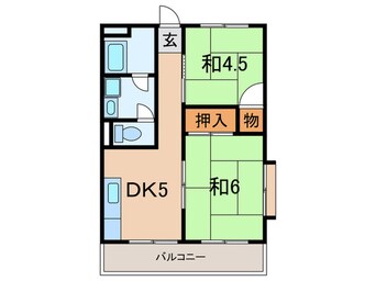 間取図 第１ハイツ武庫庄