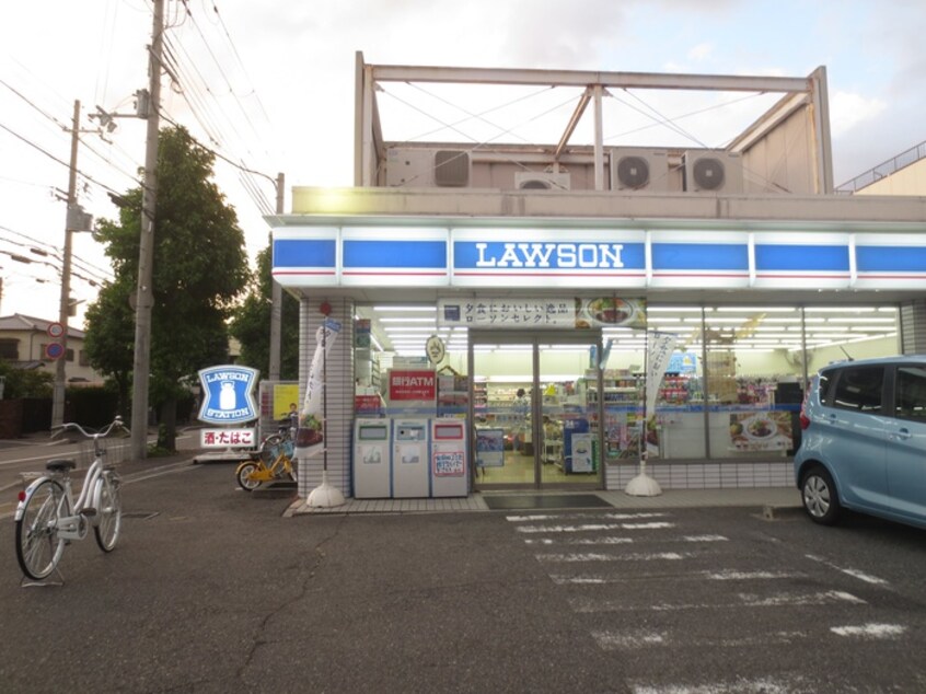 ローソン 武庫之荘四丁目店(コンビニ)まで550m 第１ハイツ武庫庄