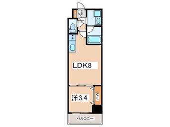 間取図 ＭＡＸＩＶ大阪山坂